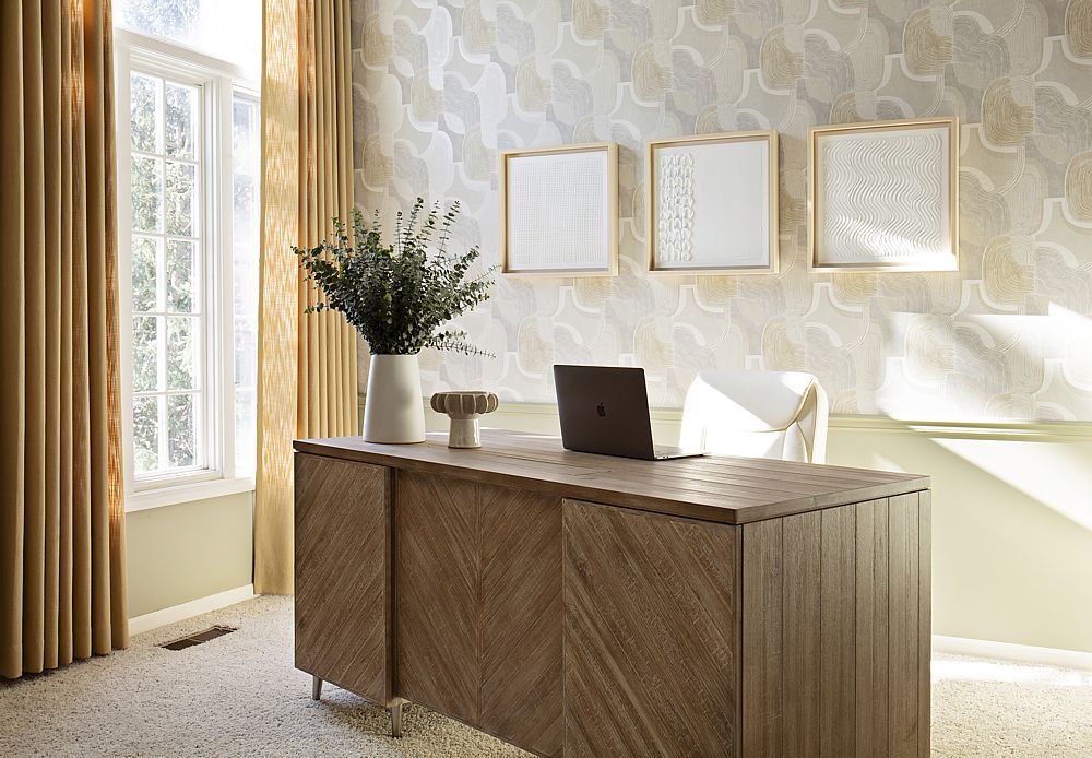 Elegant home office.