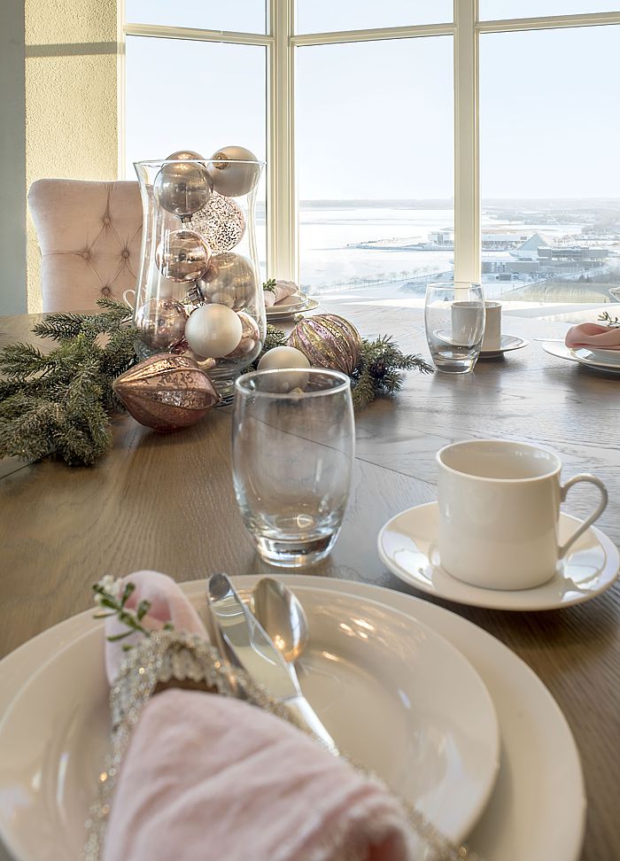Christmas tablescapes can be transformed but retain the glitz of the season as we go into New Year.